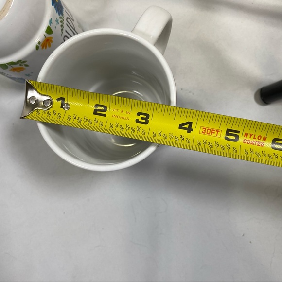 Coffee Mug Tea Cup Faith Hope Kindness Floral Spring Design “Leaf & Bean” - Picture 5 of 11